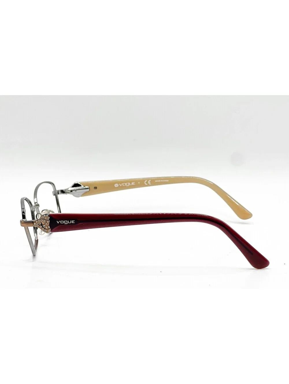 Vogue VO 3845-B 896 Brown Pink Rectangle Authentic Eyeglass Frames 52-16